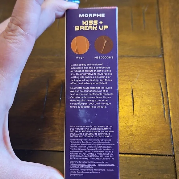 NIB Morphe Kiss + Break Up Lip Duo - Picture 2 of 6